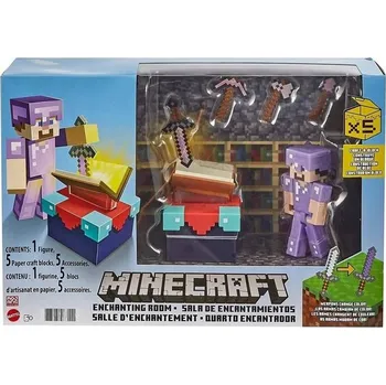 Figurka MINECRAFT MAGICKÝ POKOJ + FIGURKA STEVE GYB62