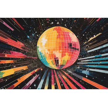 Plakát Plakát Disco Hra! bez rámu 60 x 40 cm