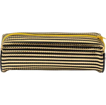 Penál Školní penál pouzdro pro dívky STRIGO lesklý zlatý