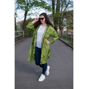 Dámský kabát Bunda větrovka Fly 2238 Itálie barva: zelená-oliva, velikost: L