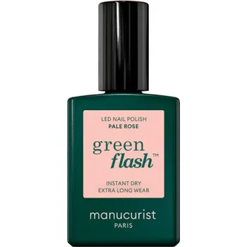 Přípravek na nehty Manucurist Green Flash LED gel na nehty - Pale Rose 15 ml