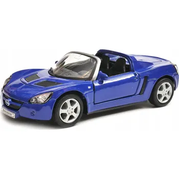 autíčko Opel Speedster 2001 1:34 - Modrá autíčko WELLY