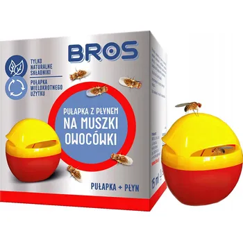 Přípravek proti hmyzu Past s tekutinou na octomilky Bros 15 ml