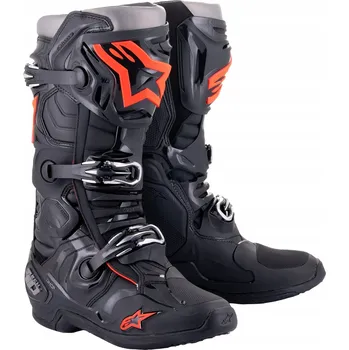 Moto obuv Moto boty Alpinestars Tech 10 Black/Red Fluo vel. 40,5