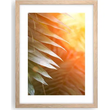 Obraz Obraz plakát v rámu světlý dub do obýváku 30x40 botanika plakáty na zeď