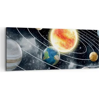 Obraz Foto obraz na plátně canvas 100x40 kosmos obývací pokoj ložnice na zeď velký