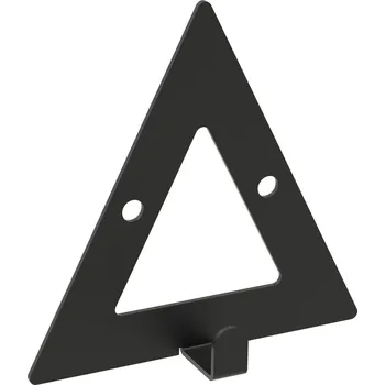 Věšák Šatní ramínko kovový Domer černý