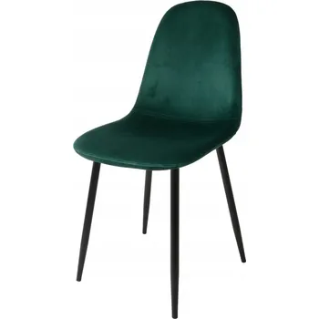 Jídelní židle Židle Dankor Design sametová zelená 1 ks