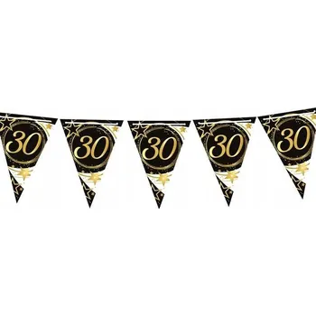 Banner vlajky k 30. narozeninám 3m Girlanda 30
