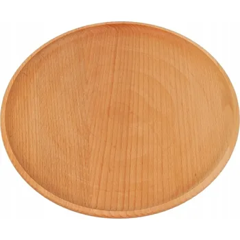 Obraz DŘEVĚNÝ PODSTAVEC TALÍŘ DŘEVĚNÝ VELKÝ KULATÝ