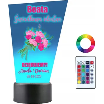 Lampička Plexido vícebarevná Noční lampa