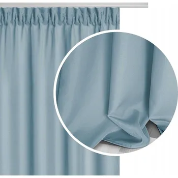 Obraz HOTOVÉ ZÁCLONY DO OBÝVÁKU NA PÁSCE NA ŽABKY MODRÉ 140x215 VIVA