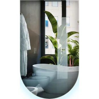 Zrcadlo Moderní LED Zrcadlo LED lampa do koupelny Kosmetické Zrcadlo 90 cm