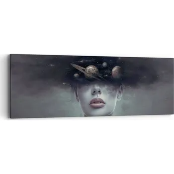 Obraz Obraz na plátně do obývacího pokoje ložnice 90x30 abstrakce foto obrazy na zeď