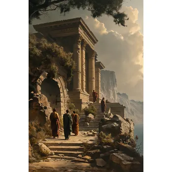 Plakát Plakát Chrám Moudrosti bez rámu 61 x 91,5 cm