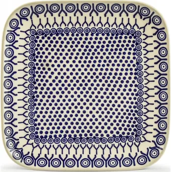 Talíř Mělký jídelní talíř Bolesławiec 25,5 cm - GZ35 K2