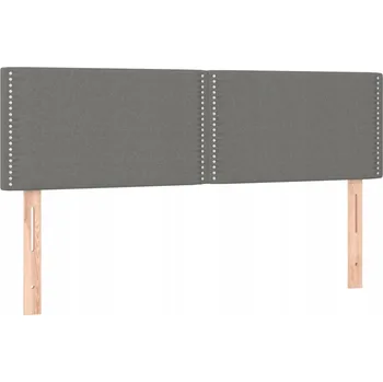 Čelo postele 144x78x88 cm, tmavě šedá