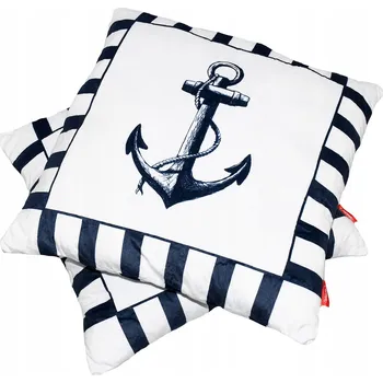 Polštář Polštář kotva námořní ozdobný polštářek