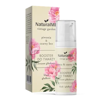 Pleťový krém NaturalME Vintage Garden pleťový booster s kyselinou glykolovou pro rozjasnění a vyhlazení na noc, 50 ml