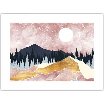 Obraz Obraz plakát do obýváku, ložnice 40x30 grafika foto na zeď bez rámu