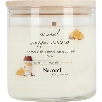 Svíčka Sójová vonná svíčka sweet capuccino NACOMI FRAGRANCES 1 ks