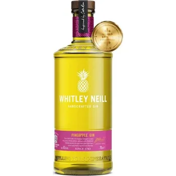 Gin Whitley Neill Pineapple 43% 0,7l (holá láhev)