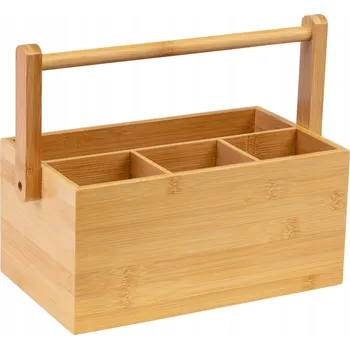 Dóza na potraviny Westmark Bambusová dóza s 4 přihrádkami