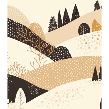 Plakát Plakát Podzim v kopcích bez rámu 61 x 91,5 cm