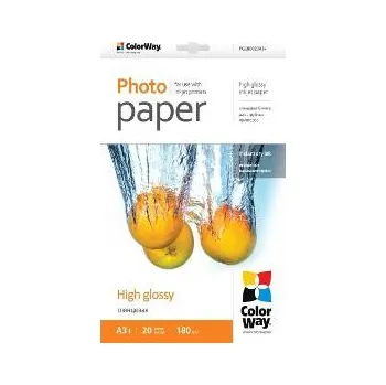 Fotopapír Fotopapír High Glossy A3 20 ks COLORWAY