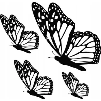 Obraz Nálepky na zeď MOTÝLI 10 ks Arch 100 cm