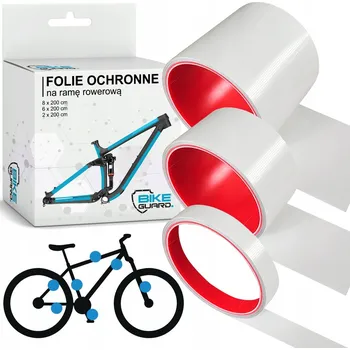 Pracovní oblečení Ochrana rámu kola Bike Guard transparentní 150 mikronů 8/6/2x200 cm