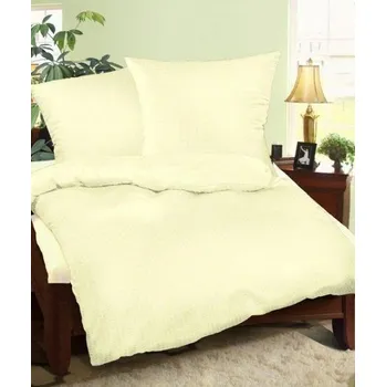 Povlečení Krepové povlečení 200x220 ekri 03 jednobarevné na zip