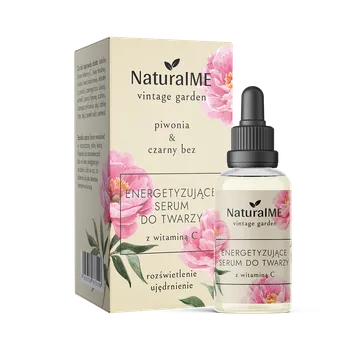 Pleťové sérum NaturalME Vintage Garden energizující sérum na obličej pro denní i noční rozjasnění a zpevnění s vitaminem c, 30 ml