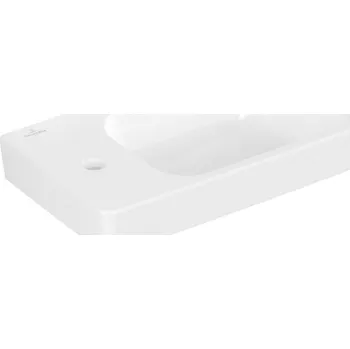 Umyvadlo VILLEROY & BOCH - Architectura Umývátko 48x28 cm, s přepadem, otvor pro baterii vlevo, alpská bílá 43854801