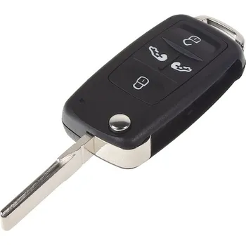 Auto elektroinstalace Náhradní obal klíče pro VW Sharan, Multivan, Caravelle, 4-tlačítkový, 48VW126