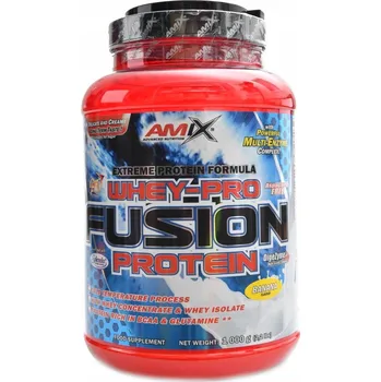 Protein Protein syrovátkový koncentrát - WPC Amix prášek 1000 g příchuť banán