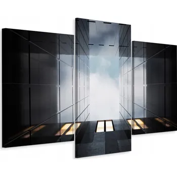 Obraz Obraz Triptych ARCHITEKTURA Pohled Zespodu 3D 60x40