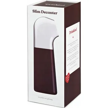 Skleněná karafa na víno, vodu a nápoje, štíhlá a stylová Elegantní 900 ml