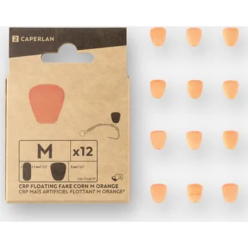 Umělá nástraha CAPERLAN Plovoucí kukuřice na kaprařinu M oranžová 12 ks ORANŽOVÁ