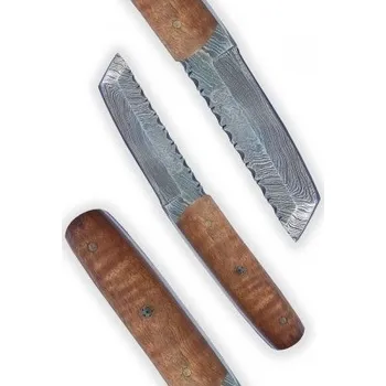 Kuchyňský nůž DELLINGER Damask miniTanto Walnut