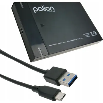Příslušenství pro datový nosič Adaptér USB-C pro 2,5" SSD HDD SATA disk s USB 3.0 – černý