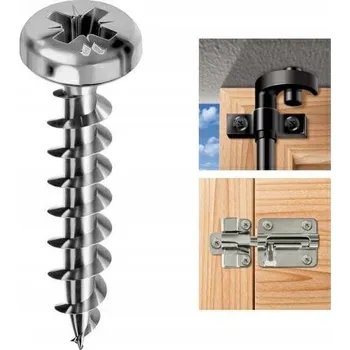 Vrták VRUTY Pozinkované šrouby DO DŘEVA MUSTAD 4x20mm 100ks