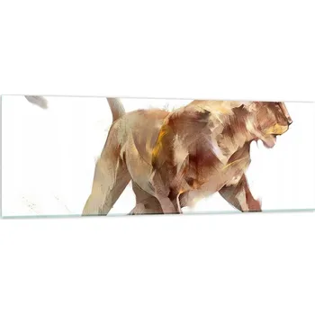 Obraz Obraz na skle do obýváku ložnice 90x30 zvířata obrazy na zeď sklo
