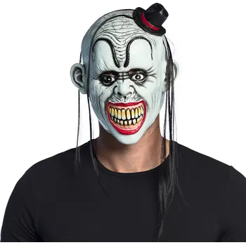 Karnevalová maska Maska hororového klauna s vlasy