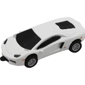 USB flash disk USB Flash disk 32 GB ve tvaru auta supersport - bílé