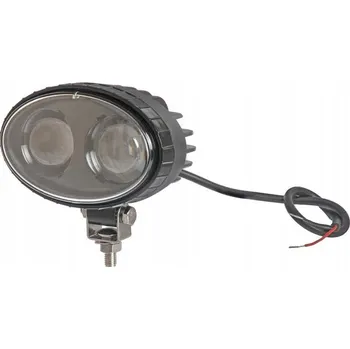 Lampička LED bezpečnostní lampa, modrá, 10W, 250lm, oválná, 10-80V, LA10601