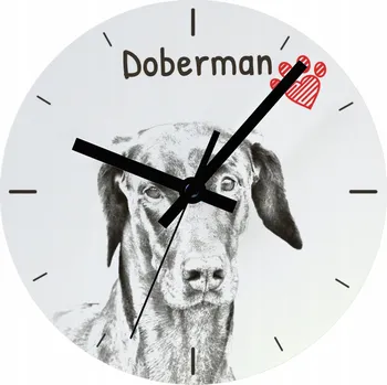 Hodiny Nástěnné hodiny Art-Dog bílé 20 cm