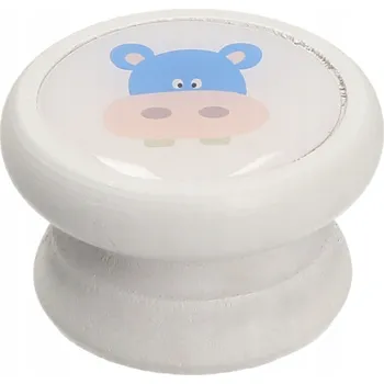 Nábytkové kování Nábytková úchytka GAMET GD07 bílá matná + V44 HROCH