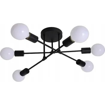 LUSTR ZÁVĚSNÉ STROPNÍ SVÍTIDLO KOULE 3 černá LED