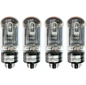 Elektronická součástka Tube Amp Doctor TAD elektronky 5881-Cz Premium Matched Quartet Varianta: S protokolem